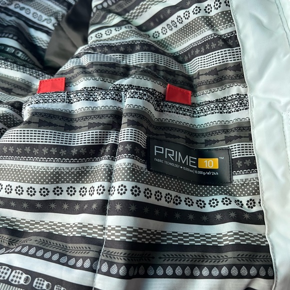 Orage white ski/snowboarding hooded jacket size XS. - Picture 10 of 11